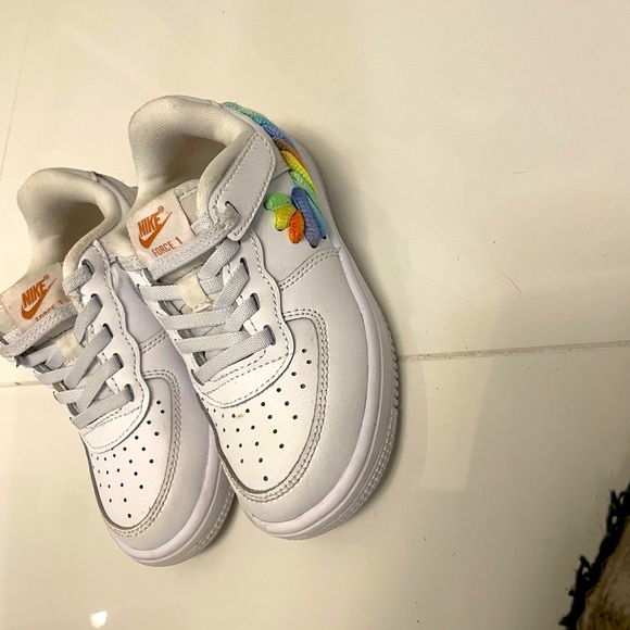Nike force 1 lowv8 easyon size 10.5 little kids/toddler - Picture 2 of 5